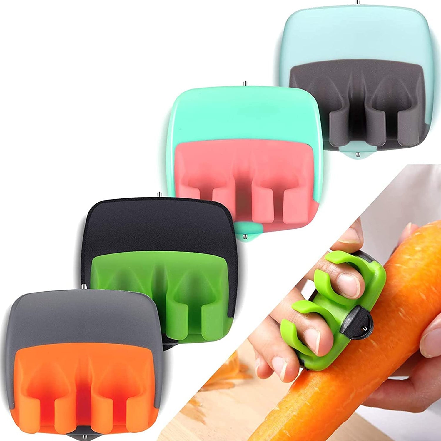 2262 Hand Palm Peeler Fruit Hand Vegetable Peeler Potato with Rubber Finger Grip Kitchen Cooking Tool Cucumber DeoDap 2262 Hand Palm Peeler Fruit Hand Vegetable Peeler Potato with Rubber Finger Grip Kitchen Cooking Tool Cucumber DeoDap